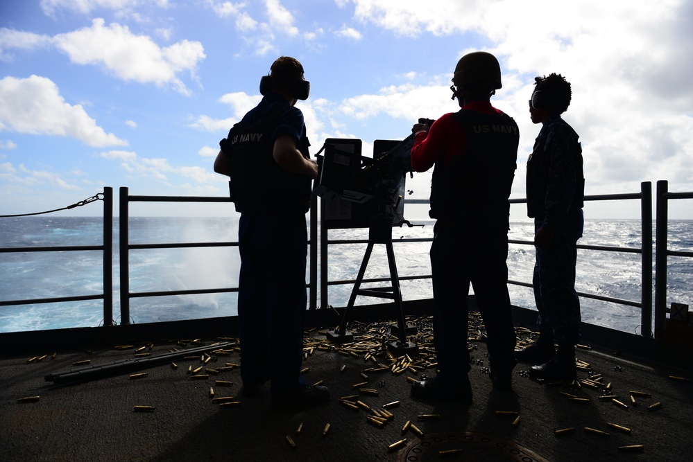 USS George HW Bush conducts training, carrier qualifications