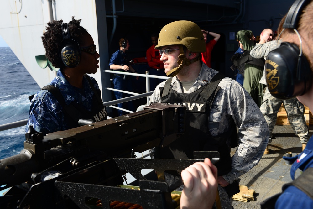 USS George HW Bush conducts training, carrier qualifications