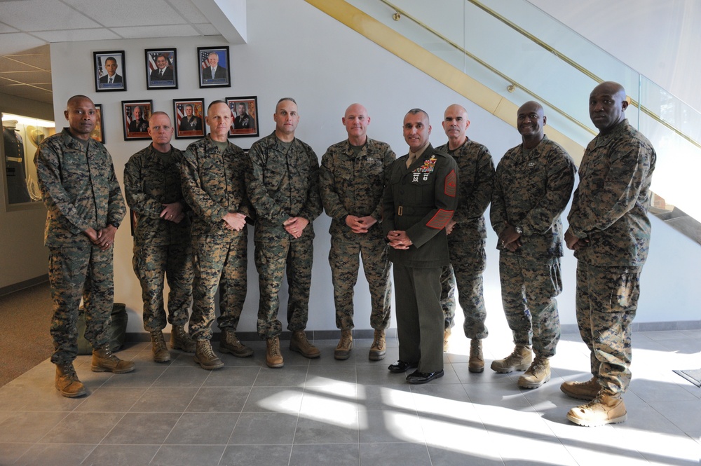 Sgt. Maj. of the Marine Corps helps train sergeant majors