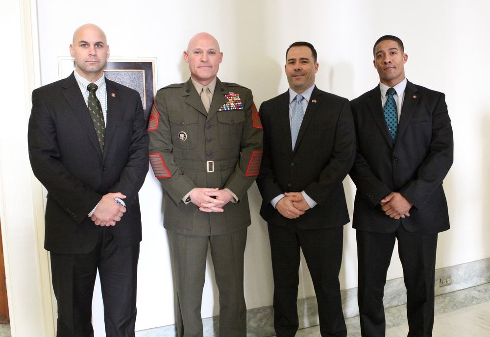 Sgt. Maj. Barrett makes Washington office call