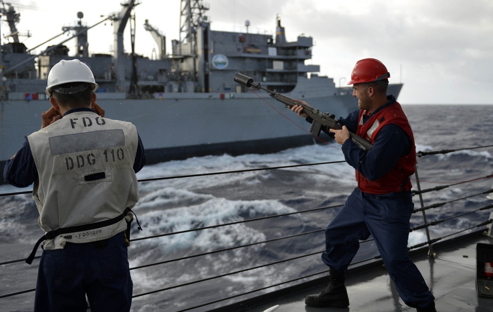 USS William P. Lawrence action