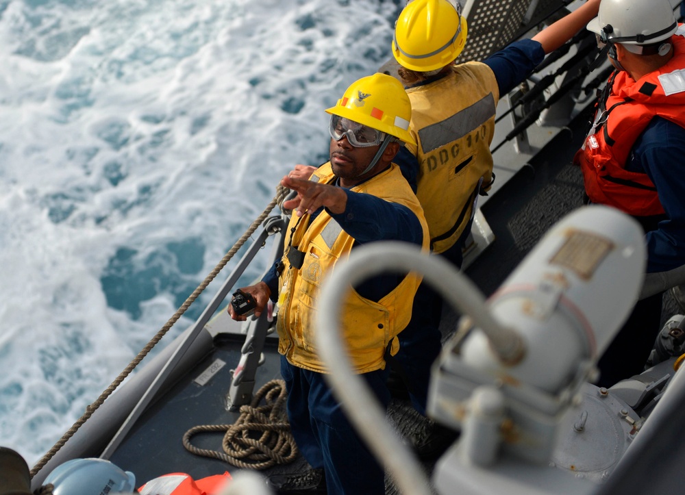 USS William P. Lawrence action