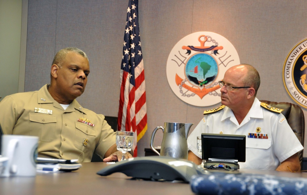 Commanders discuss mission