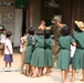 Marine’s journey puts smiles on faces of Thai children