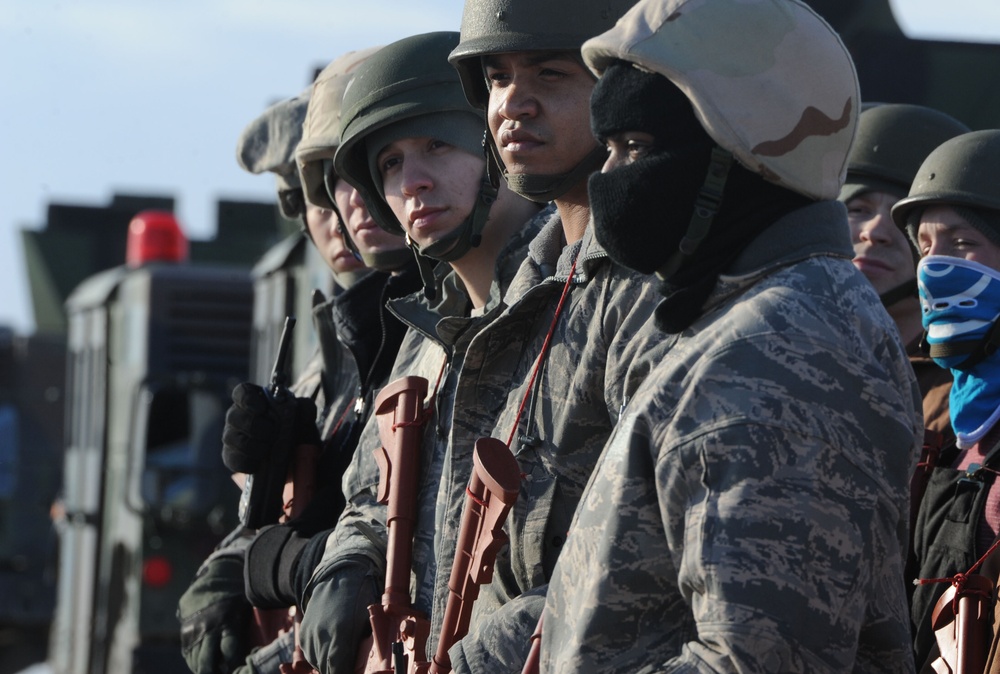 Vehicle operators train for the fight