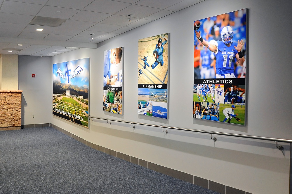 USAFA unveils visual display at Colorado Springs Airport