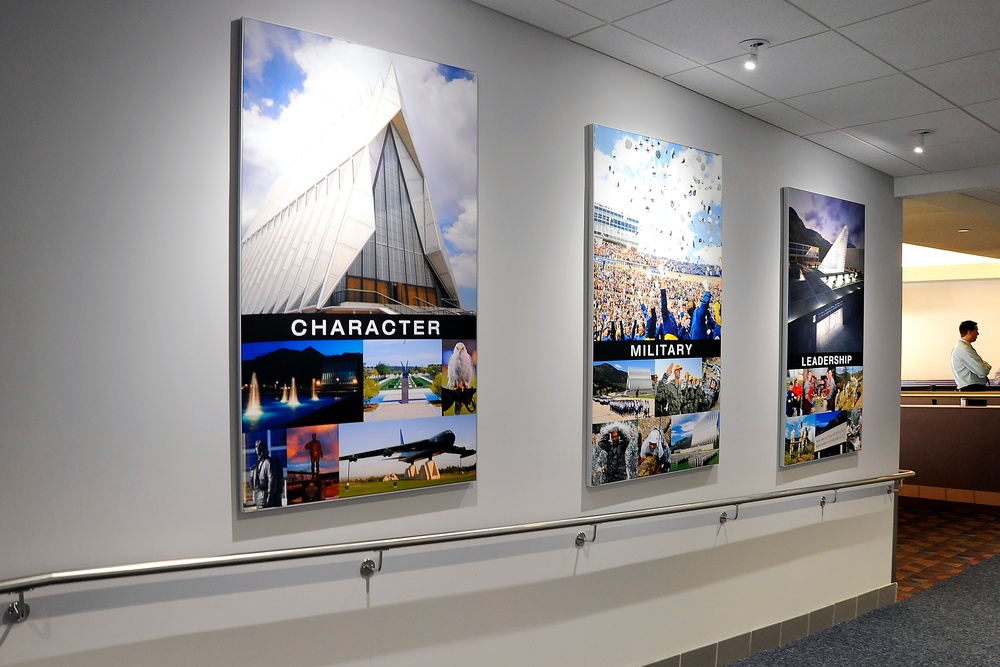 USAFA unveils visual display at Colorado Springs Airport