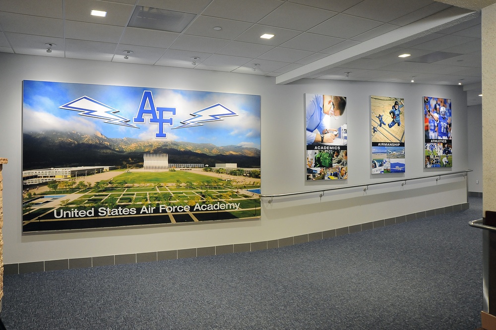 USAFA unveils visual display at Colorado Springs Airport