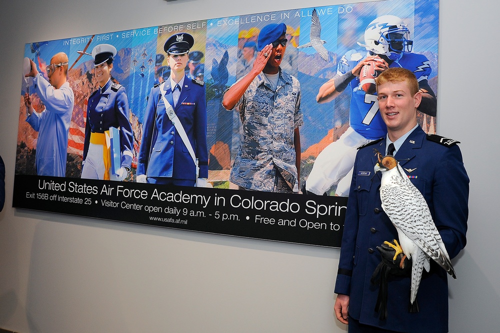 USAFA unveils visual display at Colorado Springs Airport