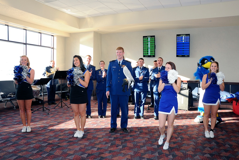 USAFA unveils visual display at Colorado Springs Airport