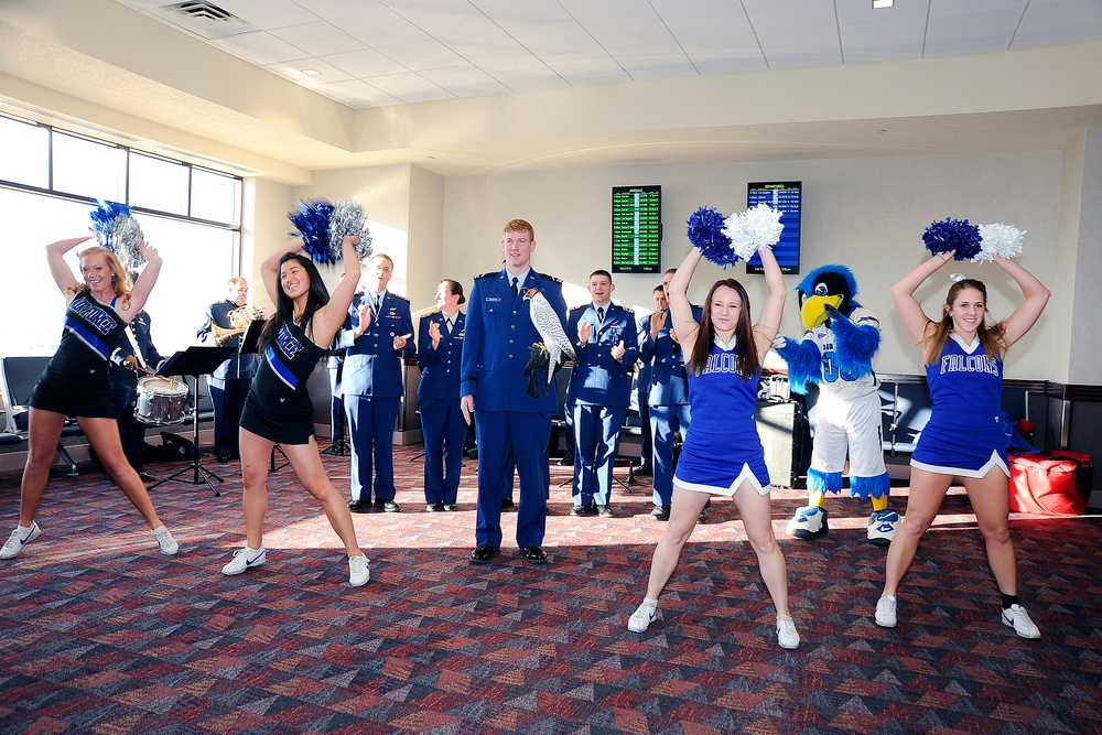 USAFA unveils visual display at Colorado Springs Airport