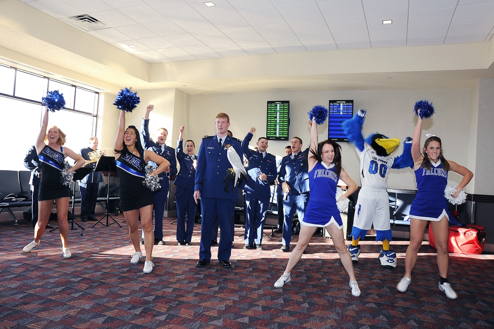 USAFA unveils visual display at Colorado Springs Airport