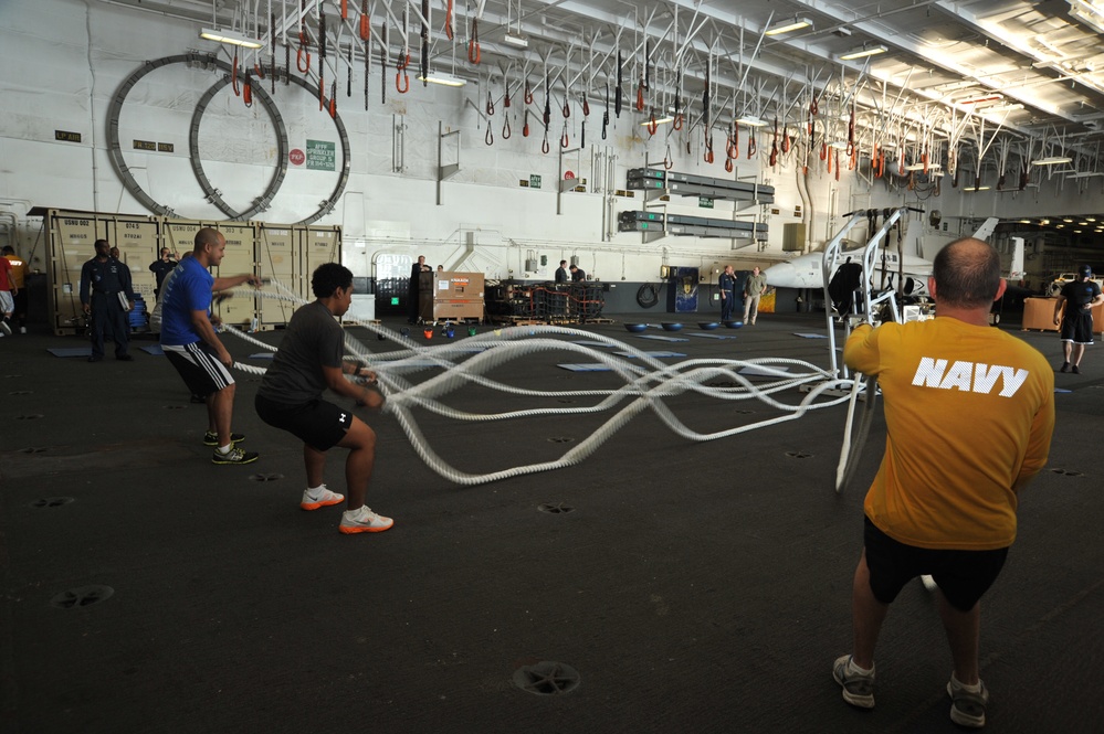 USS George H.W. Bush group exercise