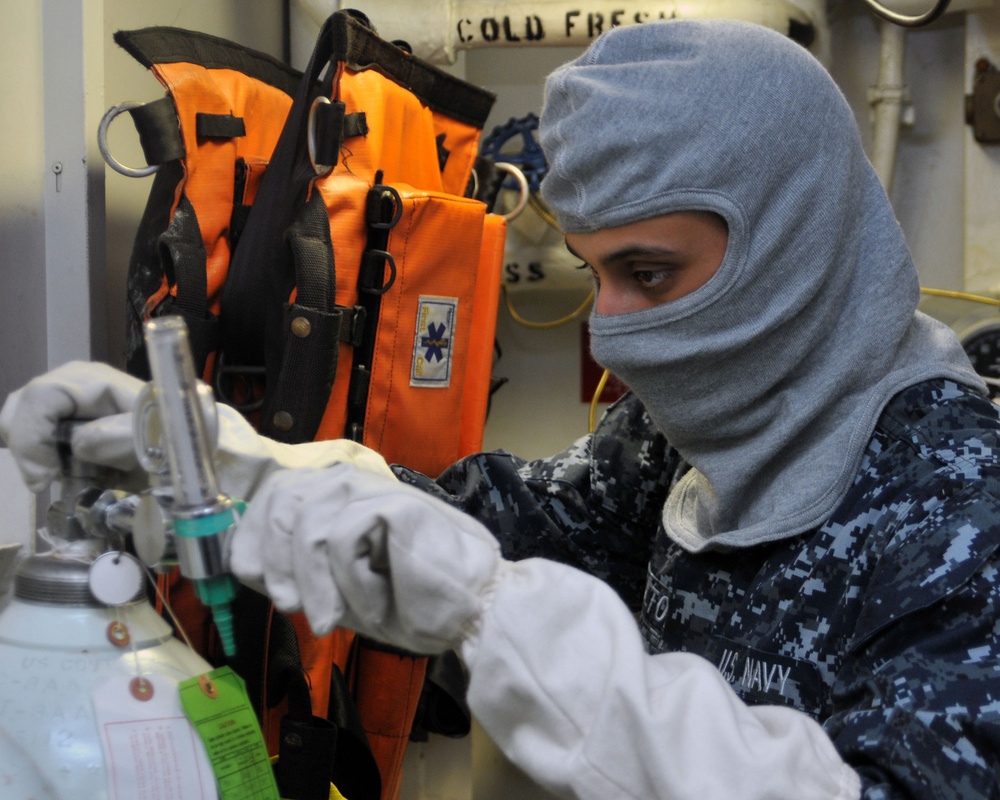 USS George Washington drill