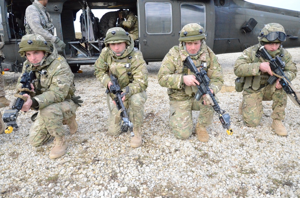 Georgian Regimental Combat Team mission rehearsal exercise
