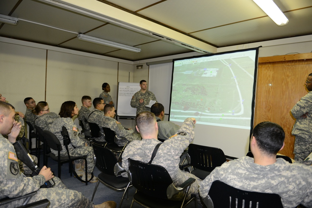 Three-day field training exercise, including MOUT site training, incorporating DISE