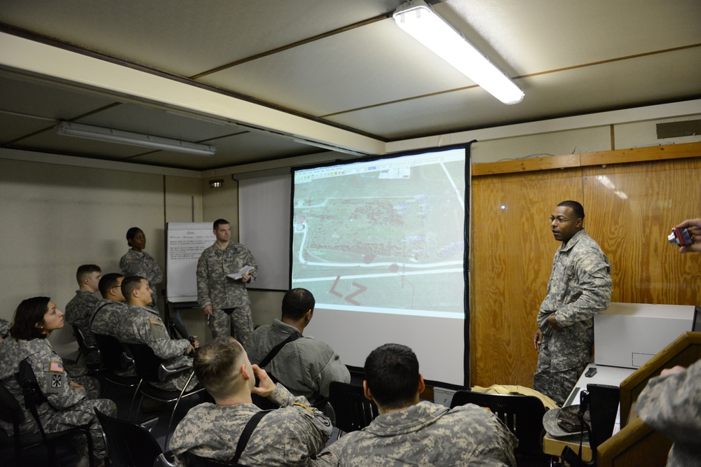 Three-day field training exercise, including MOUT site training, incorporating DISE