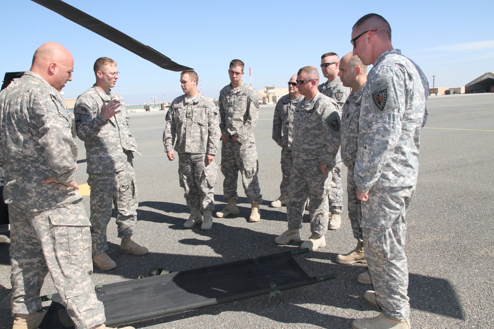Hoosier aviators and sustainers train together on deployment