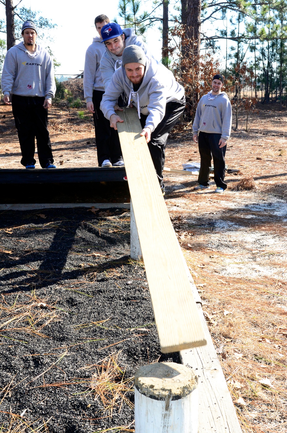 Fayetteville FireAntz visit Fort Bragg