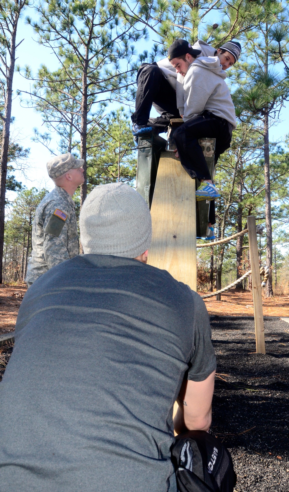 Fayetteville FireAntz visit Fort Bragg