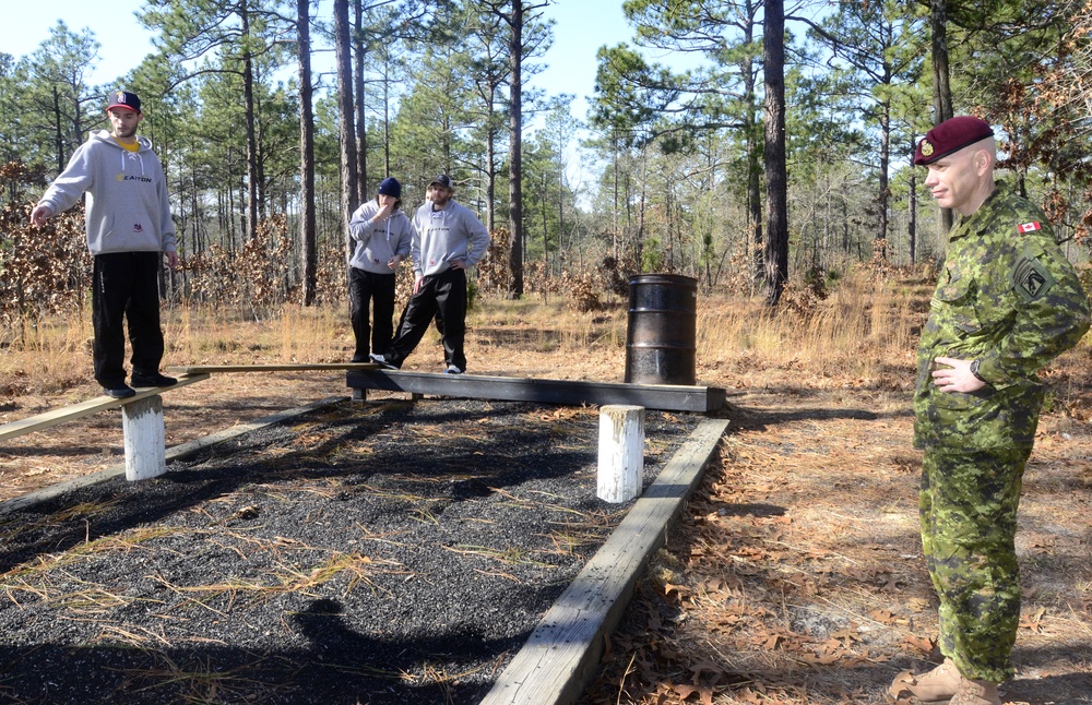 Fayetteville FireAntz visit Fort Bragg