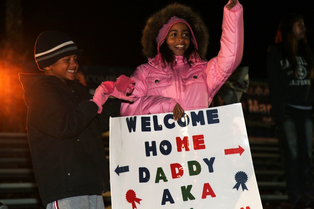 Combat Logistics Regiment 15 returns home from Afghanistan