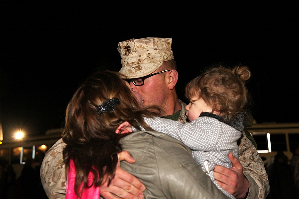 Combat Logistics Regiment 15 returns from Afghanistan