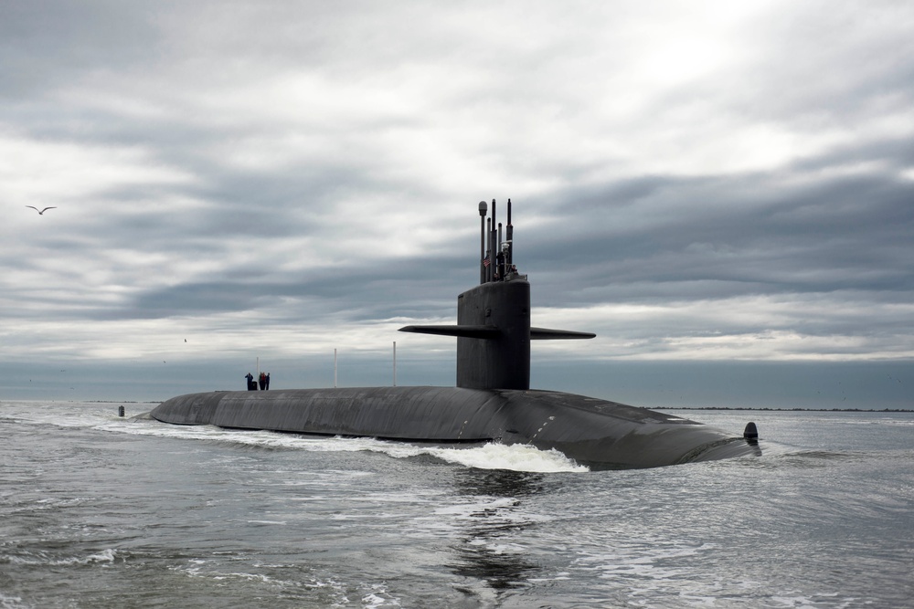 USS Tennessee returns to Kings Bay