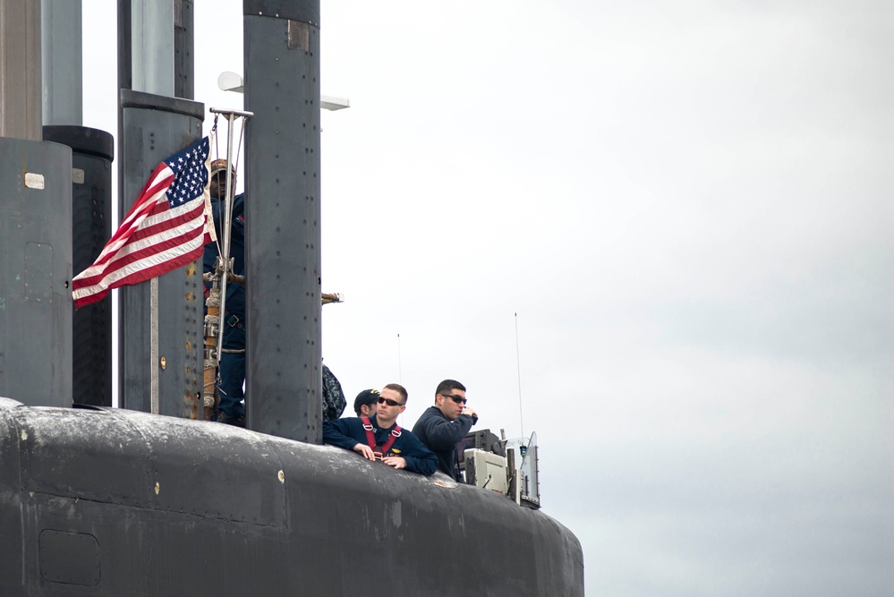 USS Tennessee returns to Kings Bay