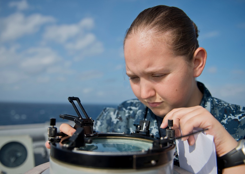 USS Tortuga navigation