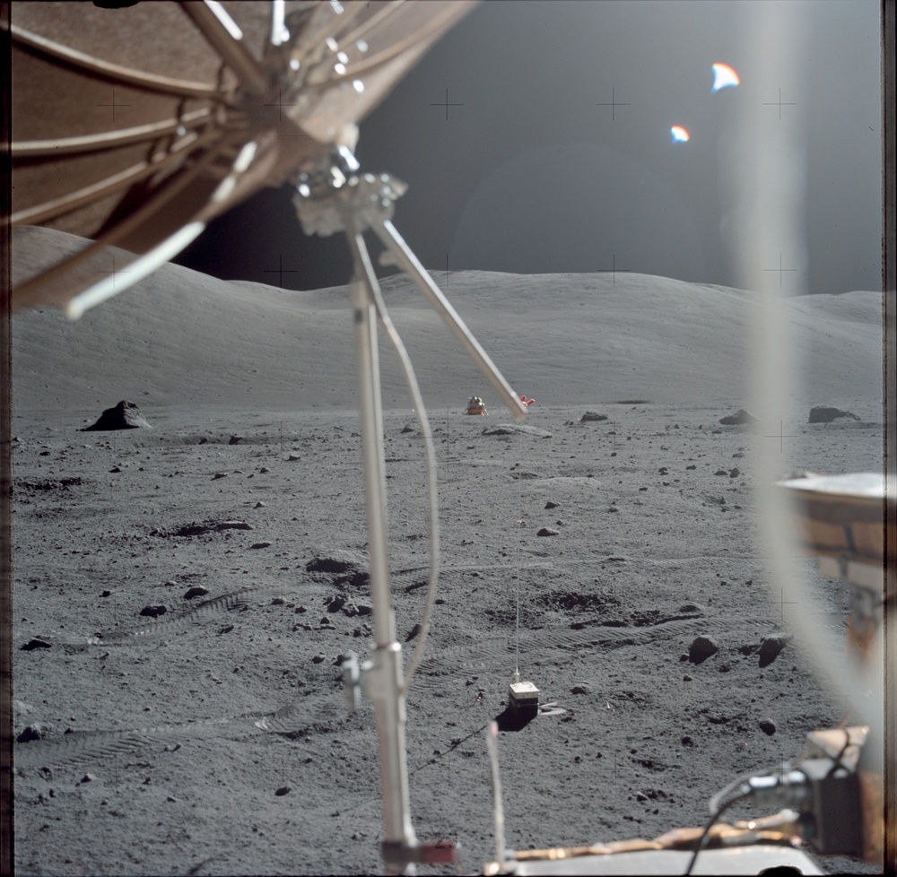 Apollo 17 Lunar Rover Traverse from Station 5 to Lunar Module