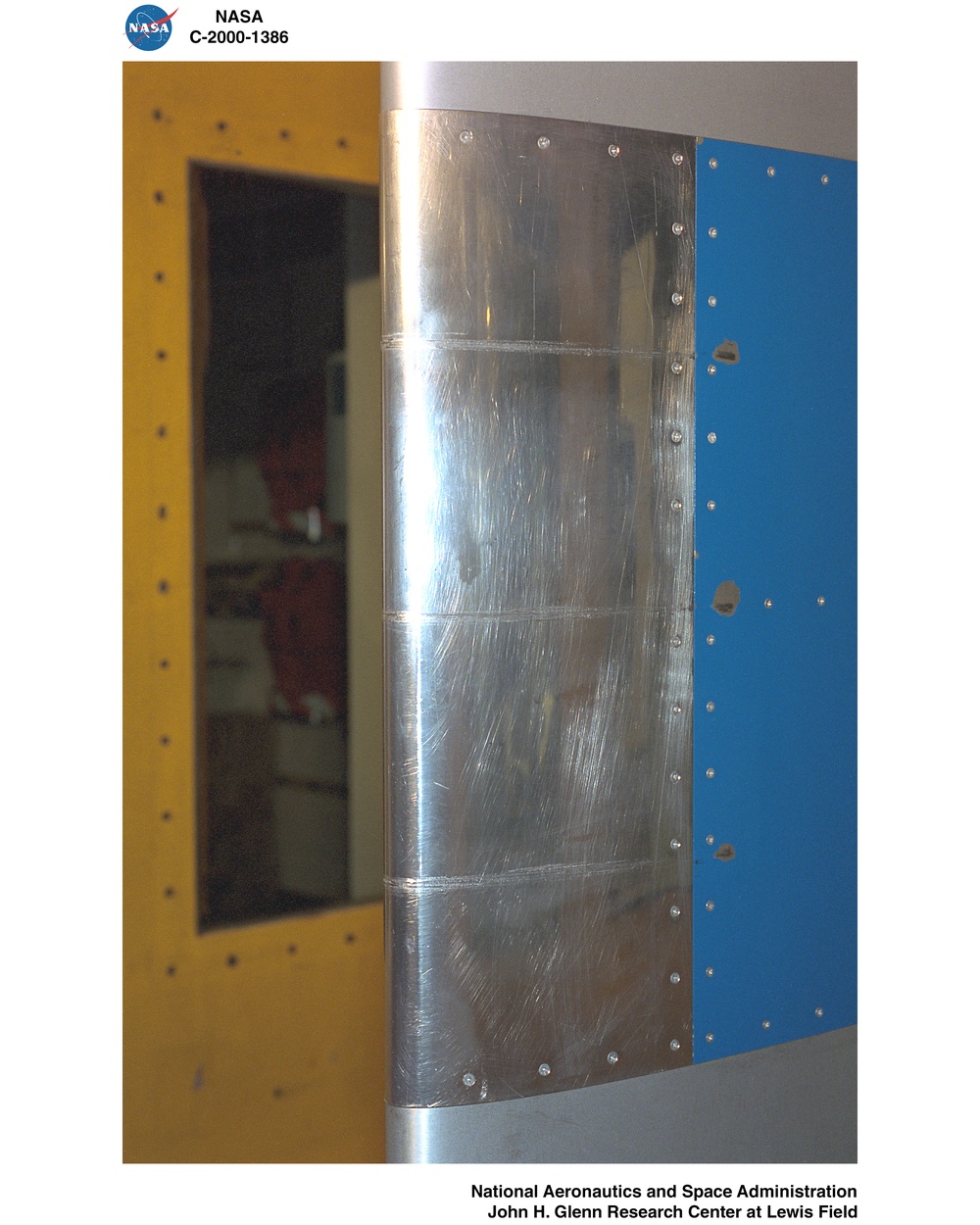 POST TEST FOR THE NATIONAL ADVISORY COMMITTEE FOR AERONAUTICS NACA 36 INCH CHORD 0012 AIRFOIL ABRASIONS TO SURFACE FOR FACILITY STANDARDIZATION