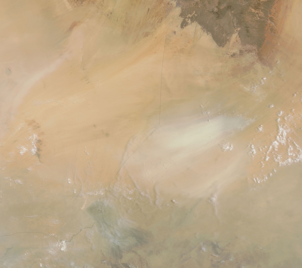 Dust Storm in Chad: Natural Hazards