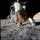 Apollo 12 Mission image  - Lunar surface near lunar module