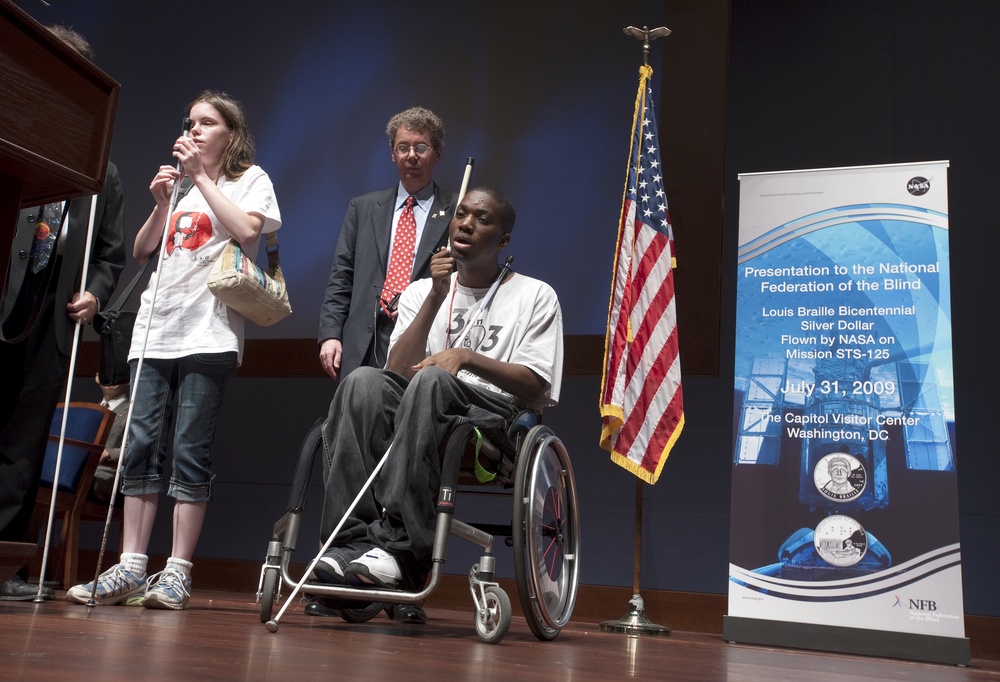National Federation of the Blind Braille Coin