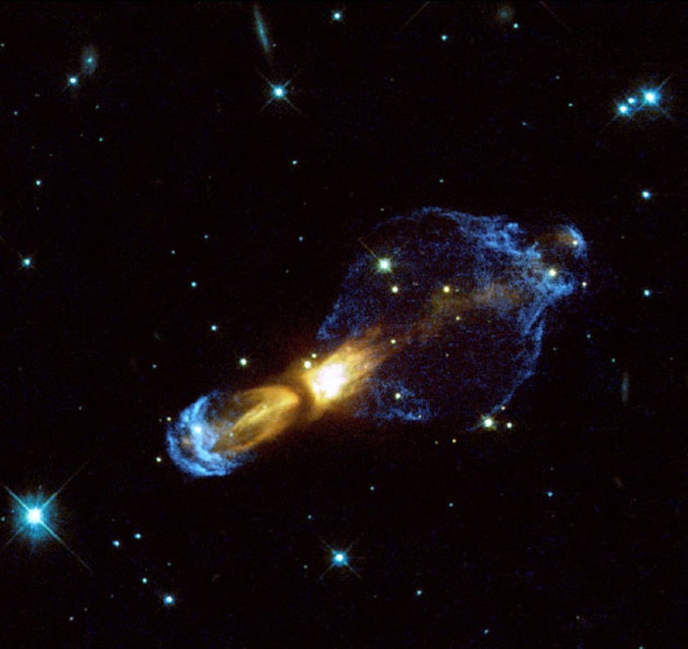 Hubble Hatches Image of Rotten Egg Nebula Shocks