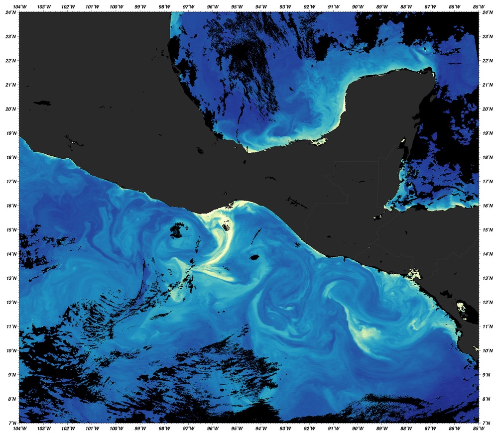 Cold-water Upwelling in the Gulf of Tehuantepec: Image of the Day