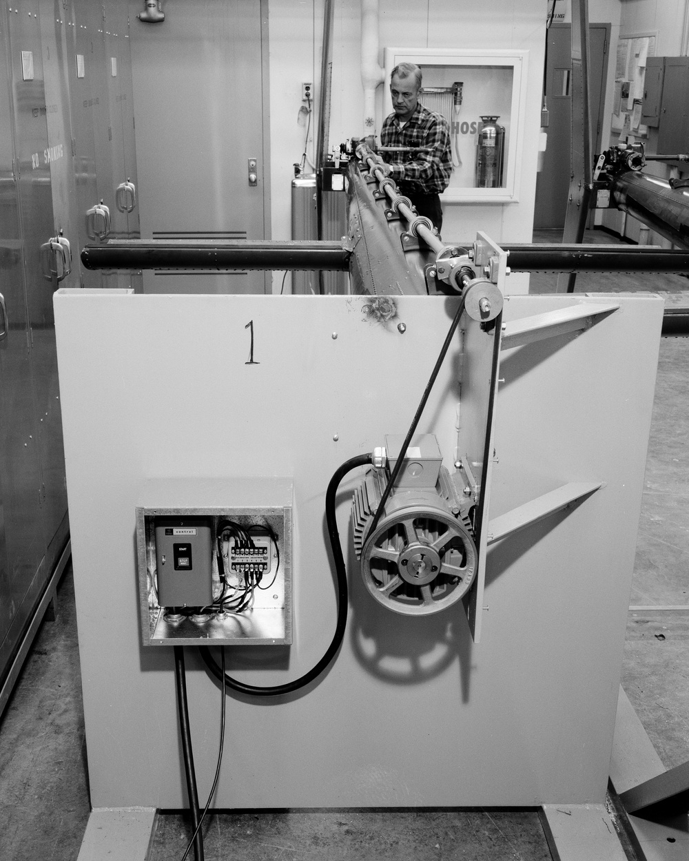 OH-58 TAIL BOOMS AT THE FML FACILITY