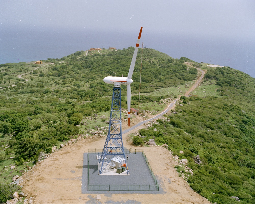 MOD-0A-2 WINDMILL DEDICATION CEREMONY IN CULEBRA PUERTO RICO