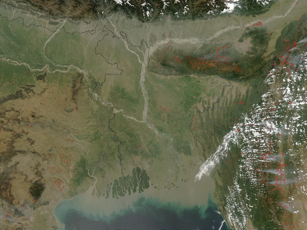 Fires in Eastern India: Natural Hazards