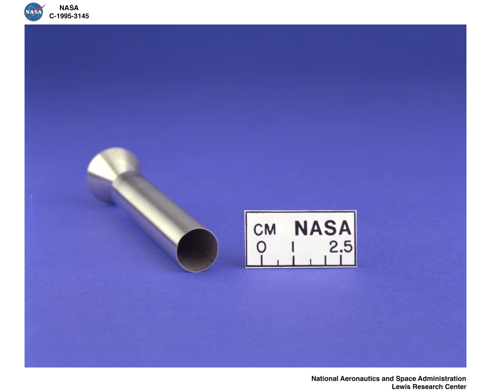 IRIDIUM LINER FOR NASA 5 LBF CLASS MATERIAL TEST CHAMBER IRIDIUM LINER FOR ATLANTIC RESEARCH CORPORATION 5 LBF CLASS ROCKET CHAMBER 25 LBF CLASS 75 HFC 25 TAC CERAMIC COMPOSITE ROCKET CHAMBER FROM REFRACTURY COMPOSITES INC.  PURCHASE ORDER C-551941-
