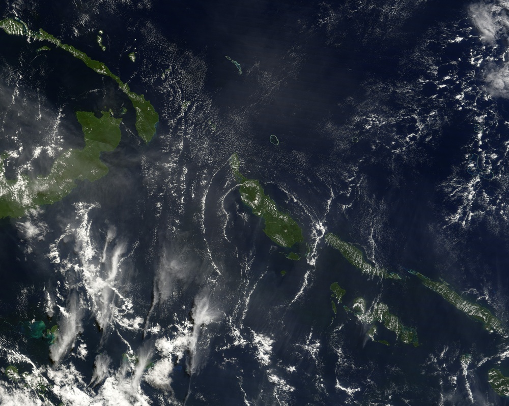 Plume from Bagana, Bougainville Island: Natural Hazards