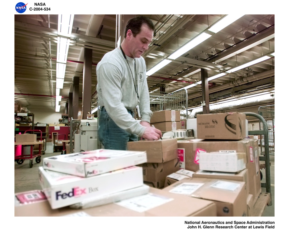 Logistics operations depicted for display board