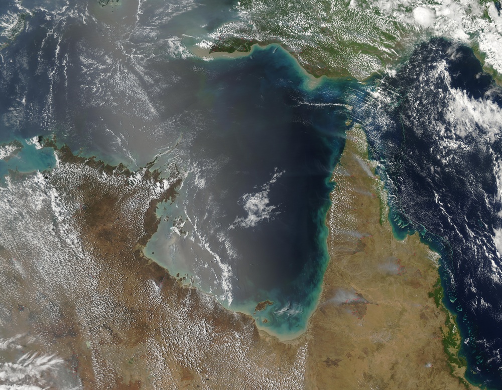 Fires on New Guinea: Natural Hazards