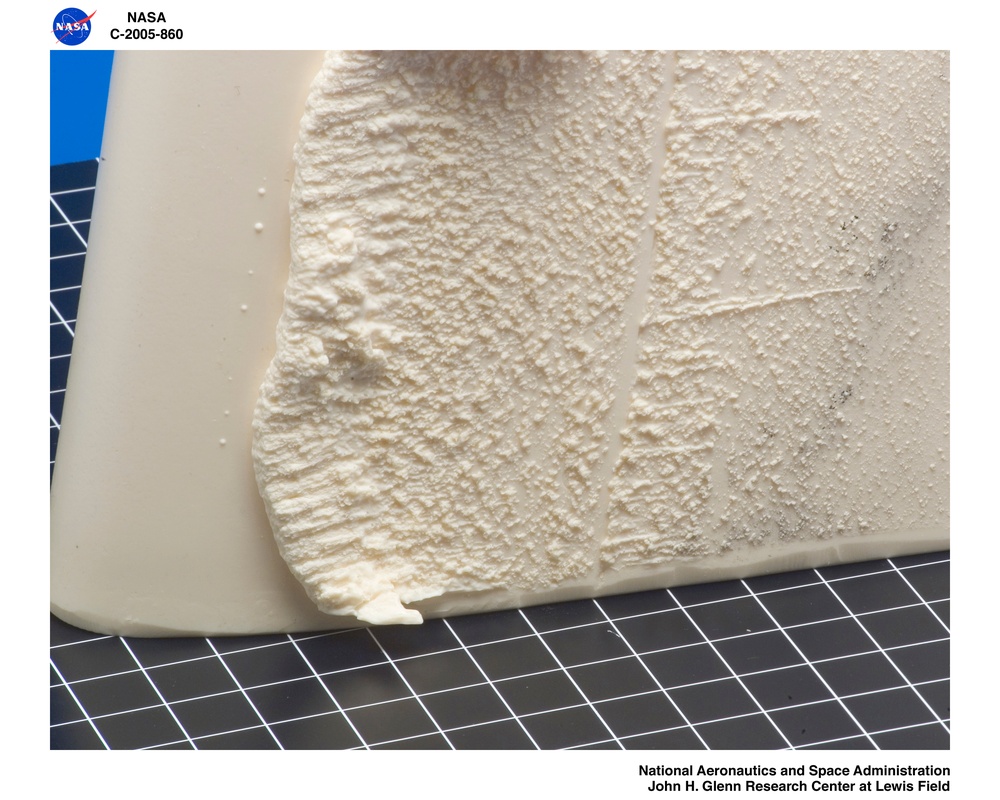 ice castings from wing sections ; wing section serial number - NG0655
