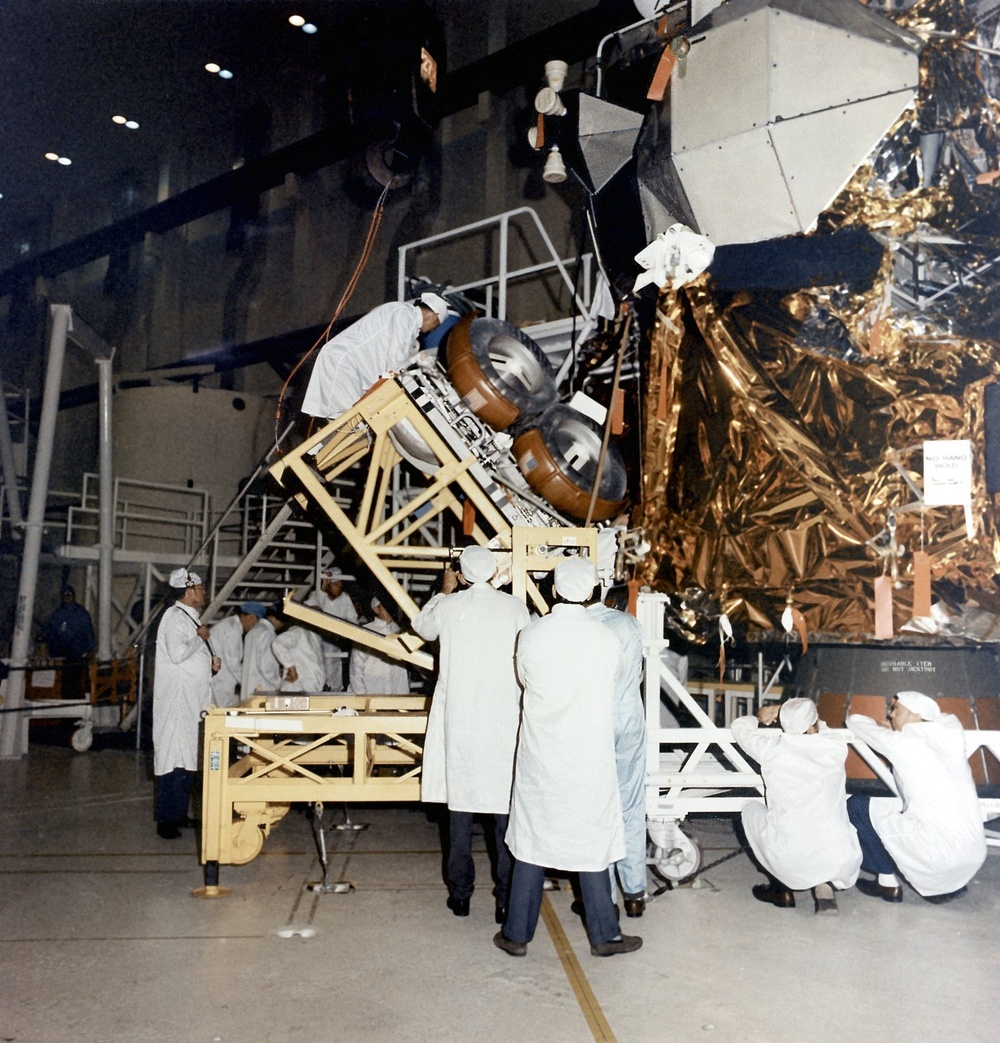 Installation of the Lunar Roving Vehicle in the Lunar Module