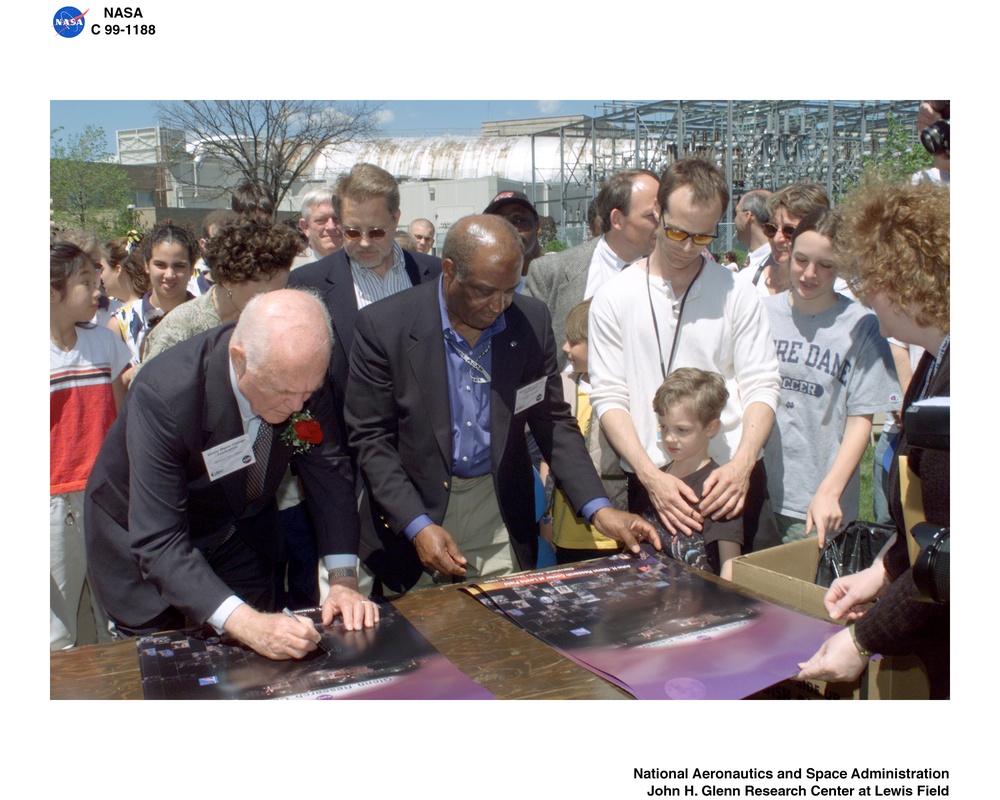 CENTER RENAMING EVENTS FROM NASA LEWIS RESEARCH CENTER TO JOHN H GLENN RESEARCH CENTER AT LEWIS FIELD