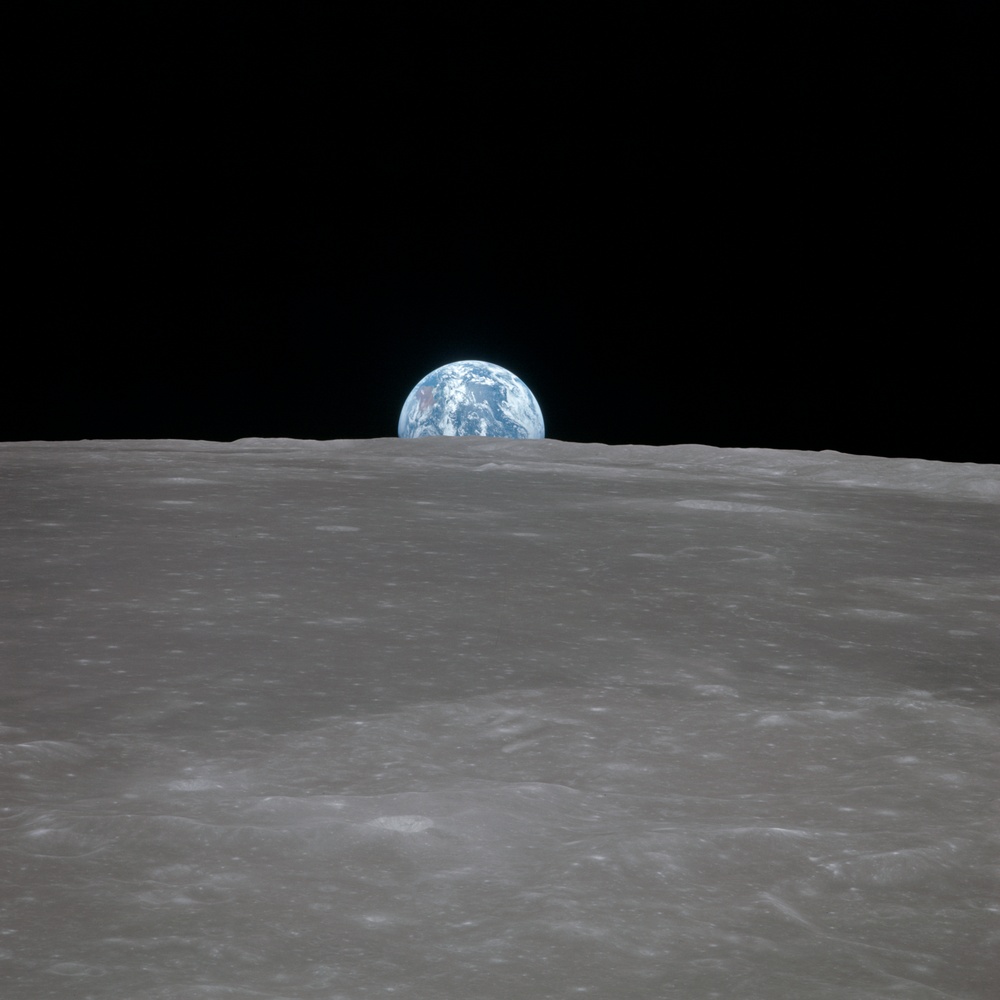 DVIDS - Images - Apollo 11 Mission image - View of moon limb,with