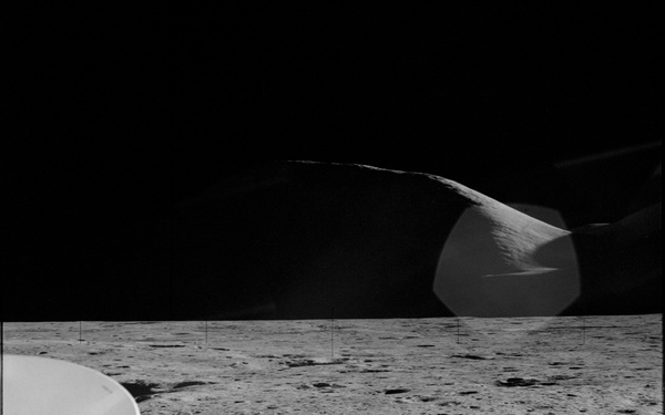 Apollo 15 Mission image - Panoramic view of Mt. Mons Hadley