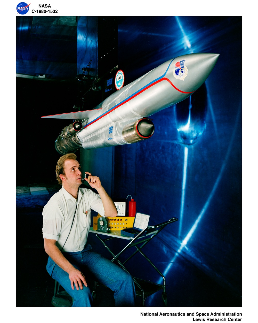RAM JET MODEL IN THE 10X10 FOOT WIND TUNNEL